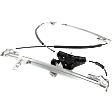 Front, Driver and Passenger Side Power Window Regulator, With Motor