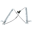 Front, Driver and Passenger Side Power Window Regulator, Without Motor