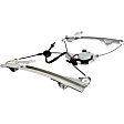Front, Driver and Passenger Side Window Regulators, Power