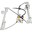 Front, Driver and Passenger Side Window Regulators, Power
