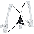 Front, Driver and Passenger Side Power Window Regulator, With Motor
