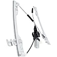 Front, Driver and Passenger Side Power Window Regulator, With Motor