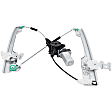 Front, Driver and Passenger Side Power Window Regulator, With Motor