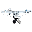 Front, Driver and Passenger Side Power Window Regulator, With Motor