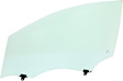 Front, Driver and Passenger Side Door Glass, Green Tint, Replaces NAGS No. FD23371 GTYN, FD23372 GTYN