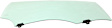 Front, Driver and Passenger Side Door Glass, Green Tint, Replaces NAGS No. FD23371 GTYN, FD23372 GTYN