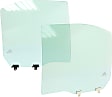 Rear, Driver and Passenger Side Door Glass, Green Tint, Replaces NAGS No. FD21031 GTYN, FD21032 GTYN