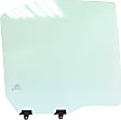 Rear, Driver and Passenger Side Door Glass, Green Tint, Replaces NAGS No. FD21031 GTYN, FD21032 GTYN