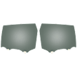 Rear, Driver and Passenger Side Door Glasses, Gray Tint Privacy, USA Built Vehicle, Replaces NAGS Number FD26224YPY FD26225YPY