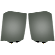 Rear, Driver and Passenger Side Door Glasses, Gray Tint Privacy, Replaces NAGS Number FD22490YPY FD22491YPY