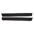 Rear, Driver and Passenger Side Door Molding and Beltlines, Textured Black