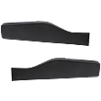 Rear, Driver And Passenger Side Door Molding and Beltlines, Textured Black