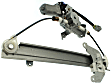 Rear, Driver and Passenger Side Power Window Regulators, with Motors