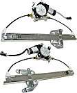 Rear, Driver and Passenger Side Power Window Regulator, With Motor