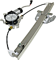 Rear, Driver and Passenger Side Power Window Regulator, With Motor