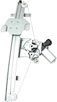Front and Rear, Driver and Passenger Side Power Window Regulator, With Motor