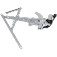 Rear, Driver and Passenger Side Power Window Regulator, With Motor