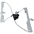 Front, Driver and Passenger Side Window Regulators, Power, with Motor