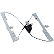 Front, Driver and Passenger Side Window Regulators, Power, with Motor