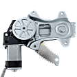 Rear, Driver and Passenger Side Window Regulators, Power, With Motor