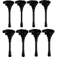 2017 Nissan Titan XD - Ignition Coil, Set of 8, 8 Cyl 5.6L
