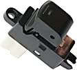 Rear, Driver and Passenger Side Window Switches, Black