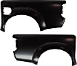 Rear, Driver and Passenger Side Quarter Panel