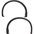 2015-2024 Nissan Murano - Rear, Driver and Passenger Side Fender Trim, Textured Black