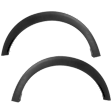 Rear, Driver and Passenger Side Fender Trim, Textured Black