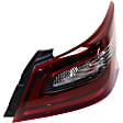 Passenger Side, Inner and Outer Halogen Tail Light, With bulb(s), OE Replacement