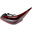 Passenger Side, Inner and Outer Halogen Tail Light, With bulb(s), OE Replacement