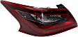 2016-2018 Nissan Altima - Driver and Passenger Side, Outer Halogen Tail Light, With bulb(s), OE Replacement