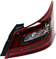 2016-2018 Nissan Altima - Driver and Passenger Side, Outer Halogen Tail Light, With bulb(s), OE Replacement