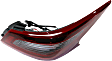 2016-2018 Nissan Altima - Driver and Passenger Side, Outer Halogen Tail Light, With bulb(s), OE Replacement