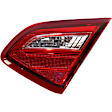 Passenger Side, Inner and Outer Tail Lights, with Bulb, Halogen, For Models with Smoked Lens Tail Light, CAPA Certified