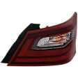 Passenger Side, Inner and Outer Tail Lights, With bulb(s), Halogen, CAPA Certified