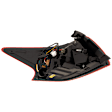 Passenger Side, Inner and Outer Tail Lights, With bulb(s), Halogen, CAPA Certified