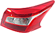 Driver and Passenger Side, Outer Tail Lights, with Bulbs, Halogen, Mounts on Body, CAPA Certified