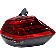 Passenger Side, Inner and Outer Halogen Tail Light, With bulb(s), OE Replacement