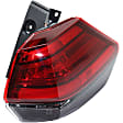 Passenger Side, Inner and Outer Halogen Tail Light, With bulb(s), OE Replacement