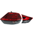 Driver Side, Inner And Outer Halogen Tail Light, With bulb(s), OE Replacement