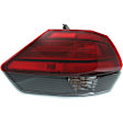 Driver Side, Inner And Outer Halogen Tail Light, With bulb(s), OE Replacement, CAPA Certified