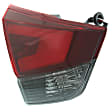 Driver and Passenger Side, Inner and Outer Halogen Tail Light, With bulb(s), OE Replacement