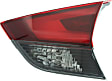 Driver and Passenger Side, Inner Tail Lights, with Bulbs, Halogen, Mounts on Liftgate