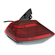 Driver and Passenger Side, Inner and Outer Halogen Tail Light, With bulb(s), OE Replacement, CAPA Certified