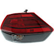 Driver and Passenger Side, Inner and Outer Tail Lights, with Bulbs, Halogen, CAPA Certified