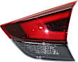 Driver and Passenger Side, Inner Tail Lights, with Bulbs, Halogen, Mounts on Liftgate, CAPA Certified