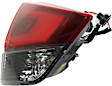 Driver and Passenger Side, Inner Tail Lights, with Bulbs, Halogen, Mounts on Liftgate, CAPA Certified