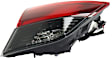 Driver and Passenger Side, Inner Tail Lights, with Bulbs, Halogen, Mounts on Liftgate, CAPA Certified