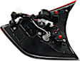 Driver and Passenger Side, Inner Tail Lights, with Bulbs, Halogen, Mounts on Liftgate, CAPA Certified